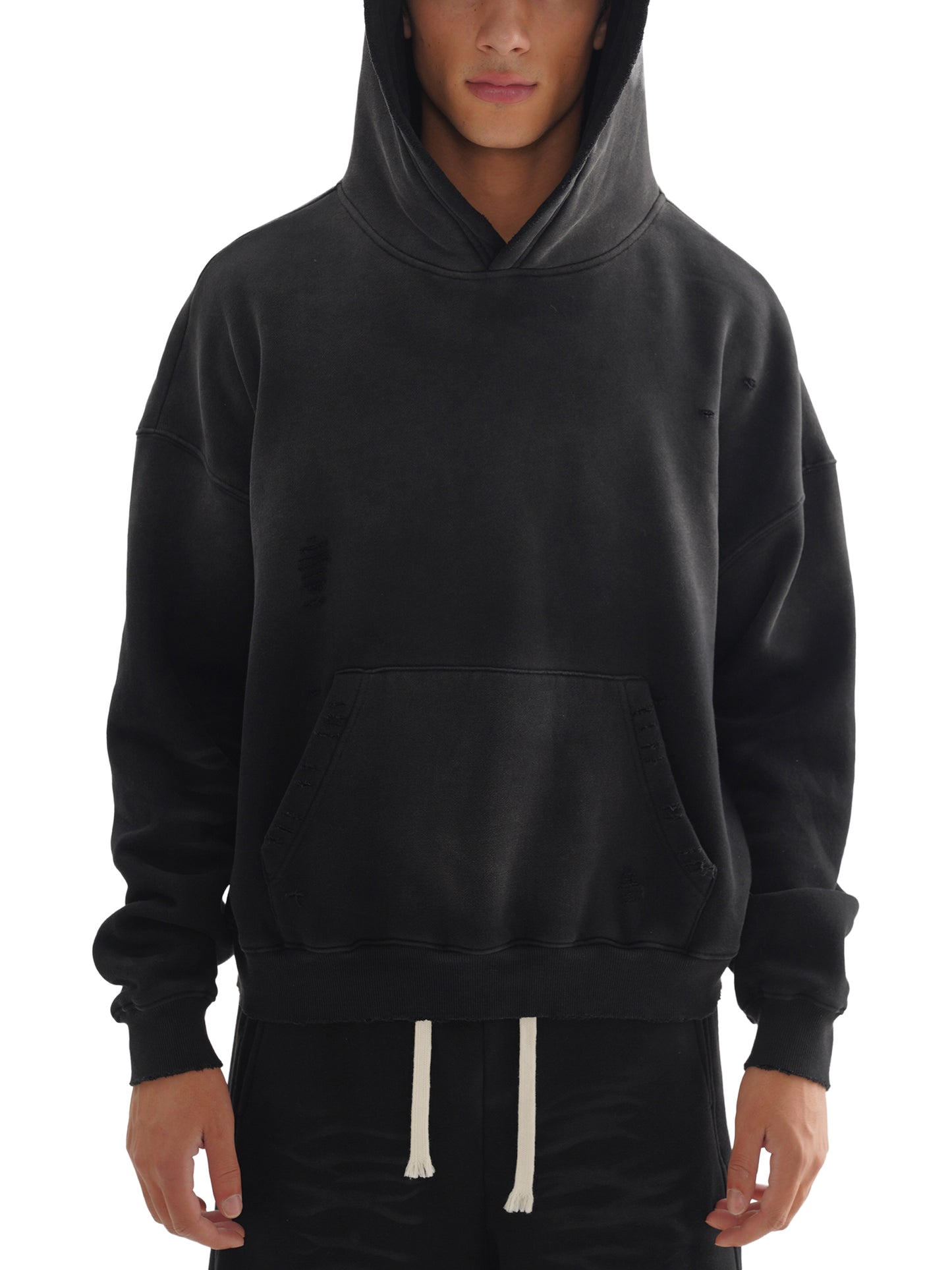 Frayed Sunfade Boxy Hoodie